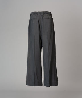 [26SS PRE-ORDER] Airy Striped Gabardine Prime-Wide Two-tuck Pants