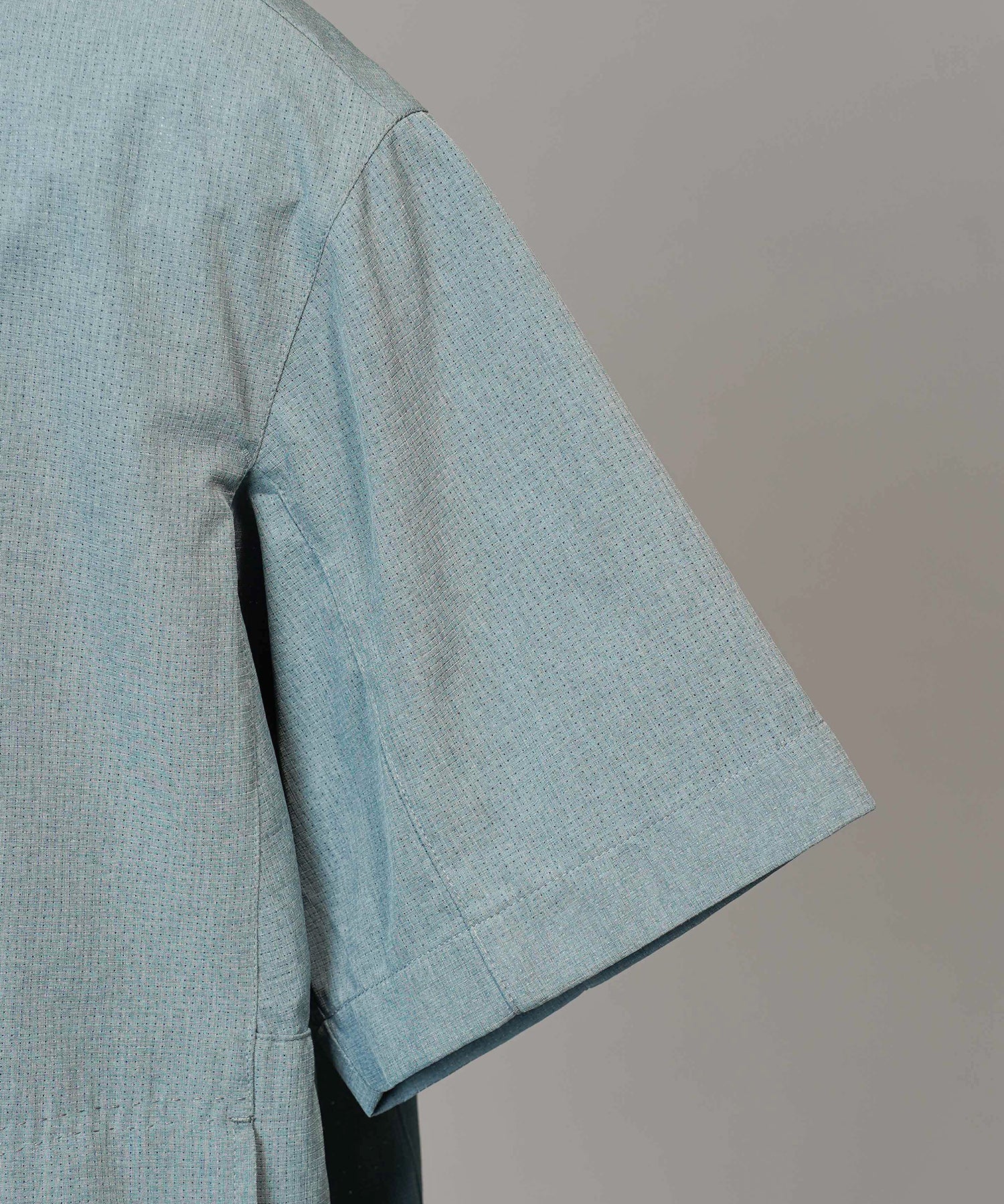 4 Colors Chambray Washable Wool Peaked Lapel Double Breasted Jacket