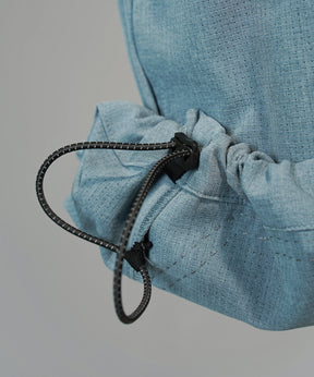 4 Colors Chambray Washable Wool Peaked Lapel Double Breasted Jacket