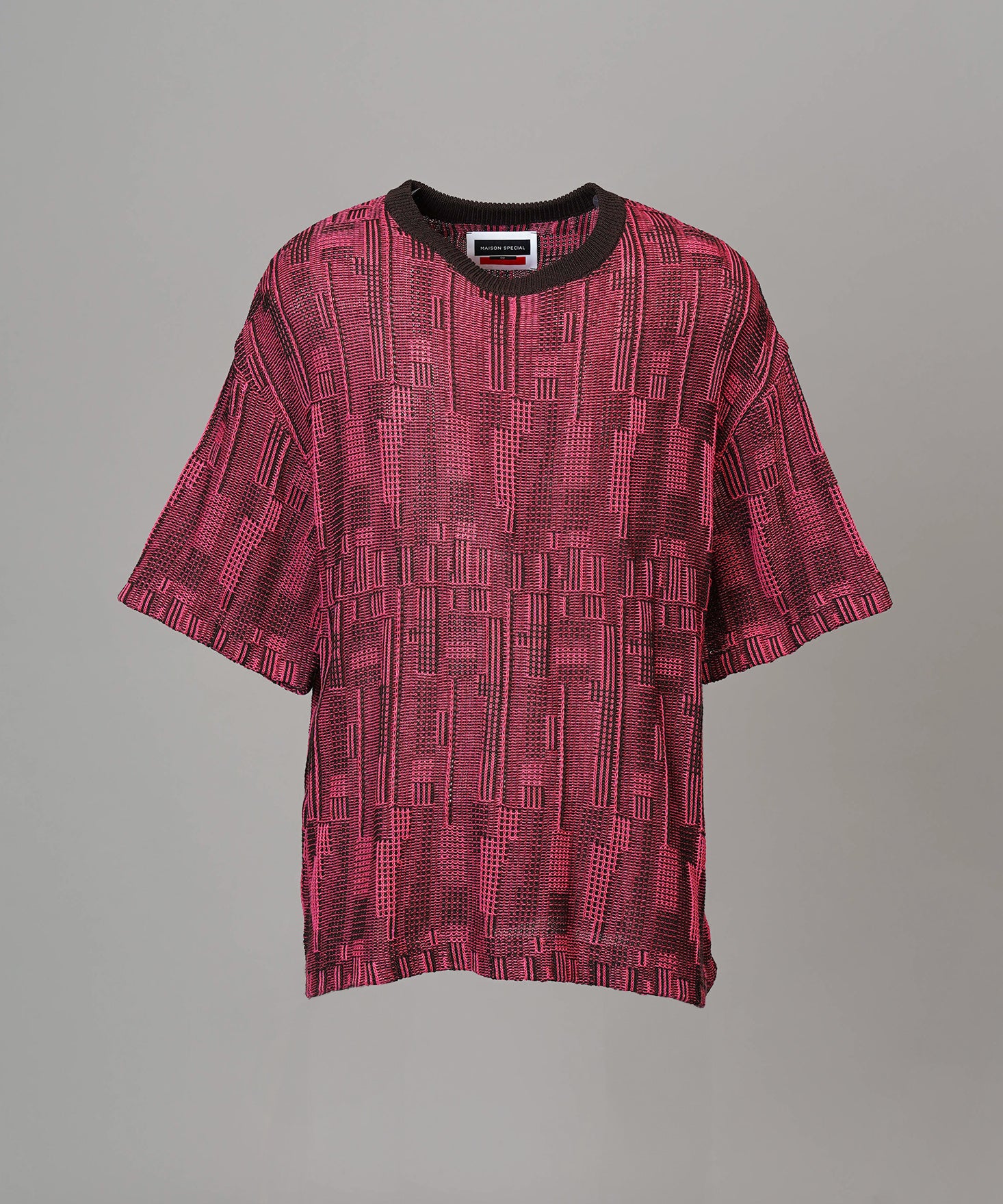 Cotton Bulky Acrylic Blend Prime-Over Gradation Dyeing Knit