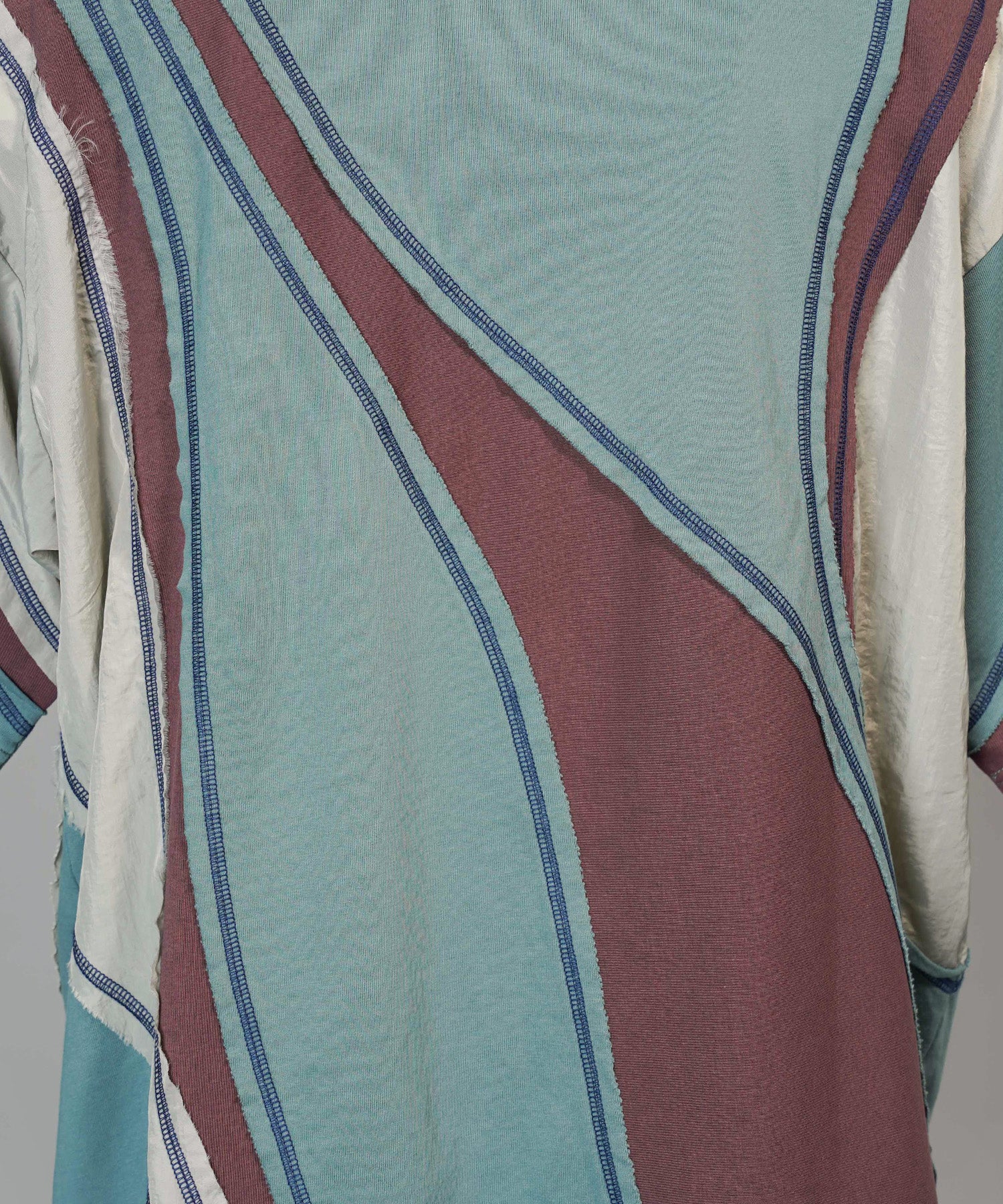 【26SS PRE-ORDER】Different Material Curve Switching Prime-Over Short-sleeved T-Shirt