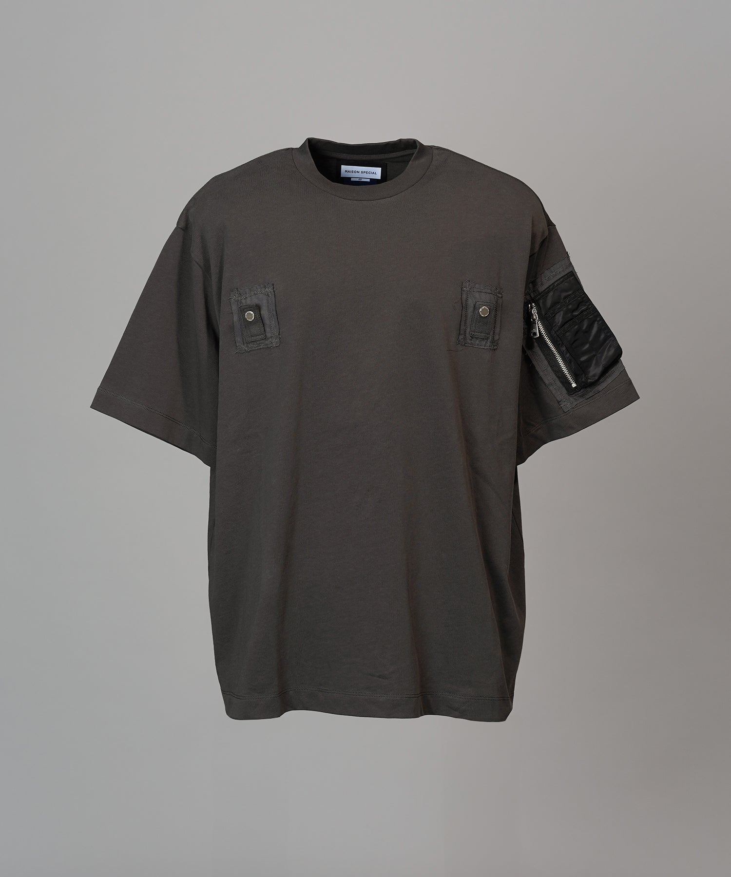 【26SS PRE-ORDER】MA-1 Details Prime-Over Short-sleeved T-shirt