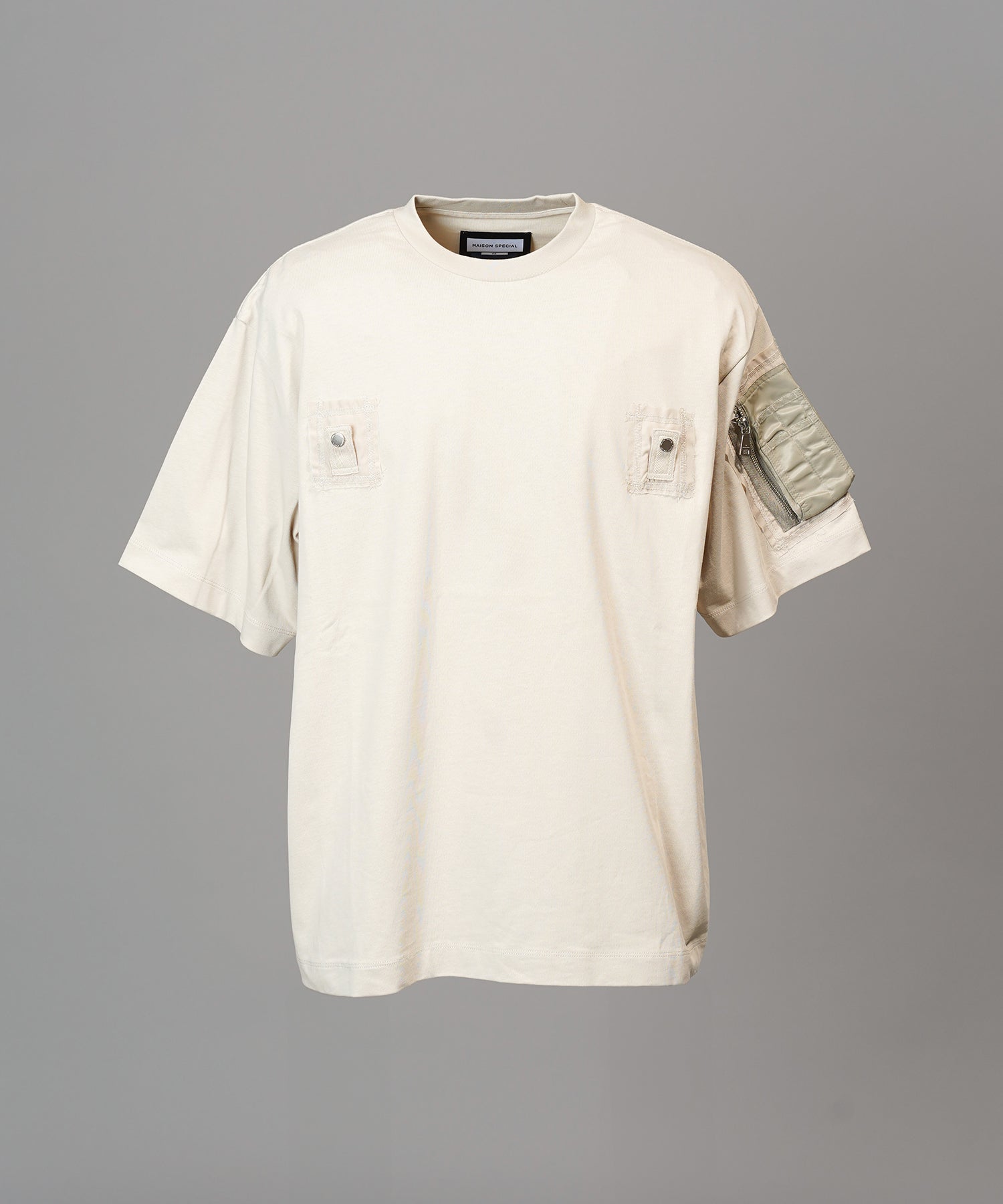 【26SS PRE-ORDER】MA-1 Details Prime-Over Short-sleeved T-shirt