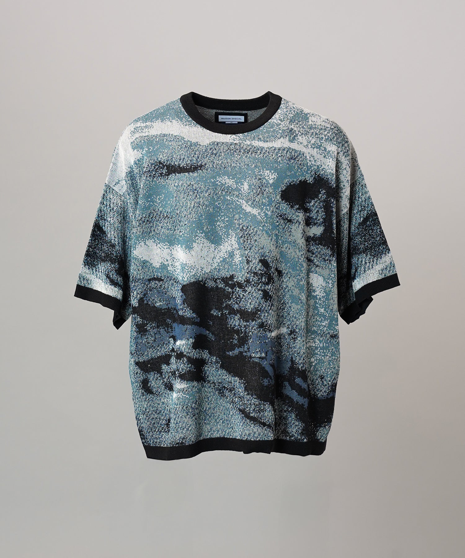 Cotton Bulky Acrylic Blend Prime-Over Gradation Dyeing Knit