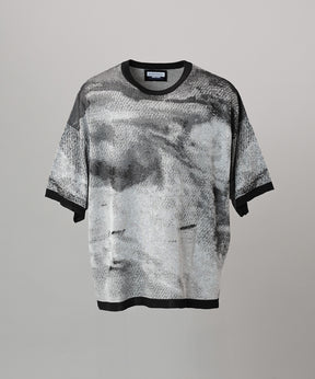 Cotton Bulky Acrylic Blend Prime-Over Gradation Dyeing Knit