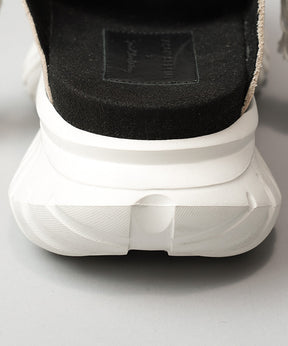 【SPECIAL SHOES FACTORY COLLABORATION】Plain Toe With Open Lacing Flat Slip-ons