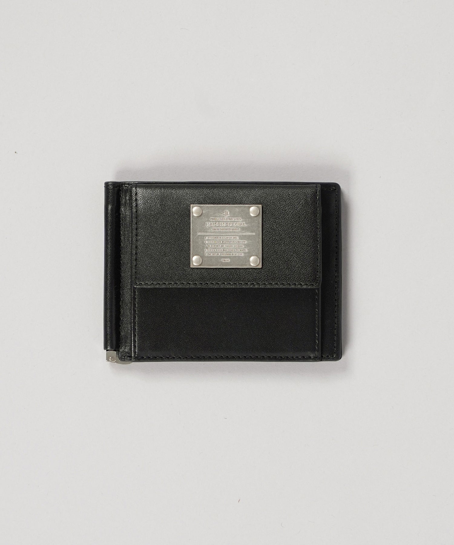 Metal Plate Money Clip Wallet