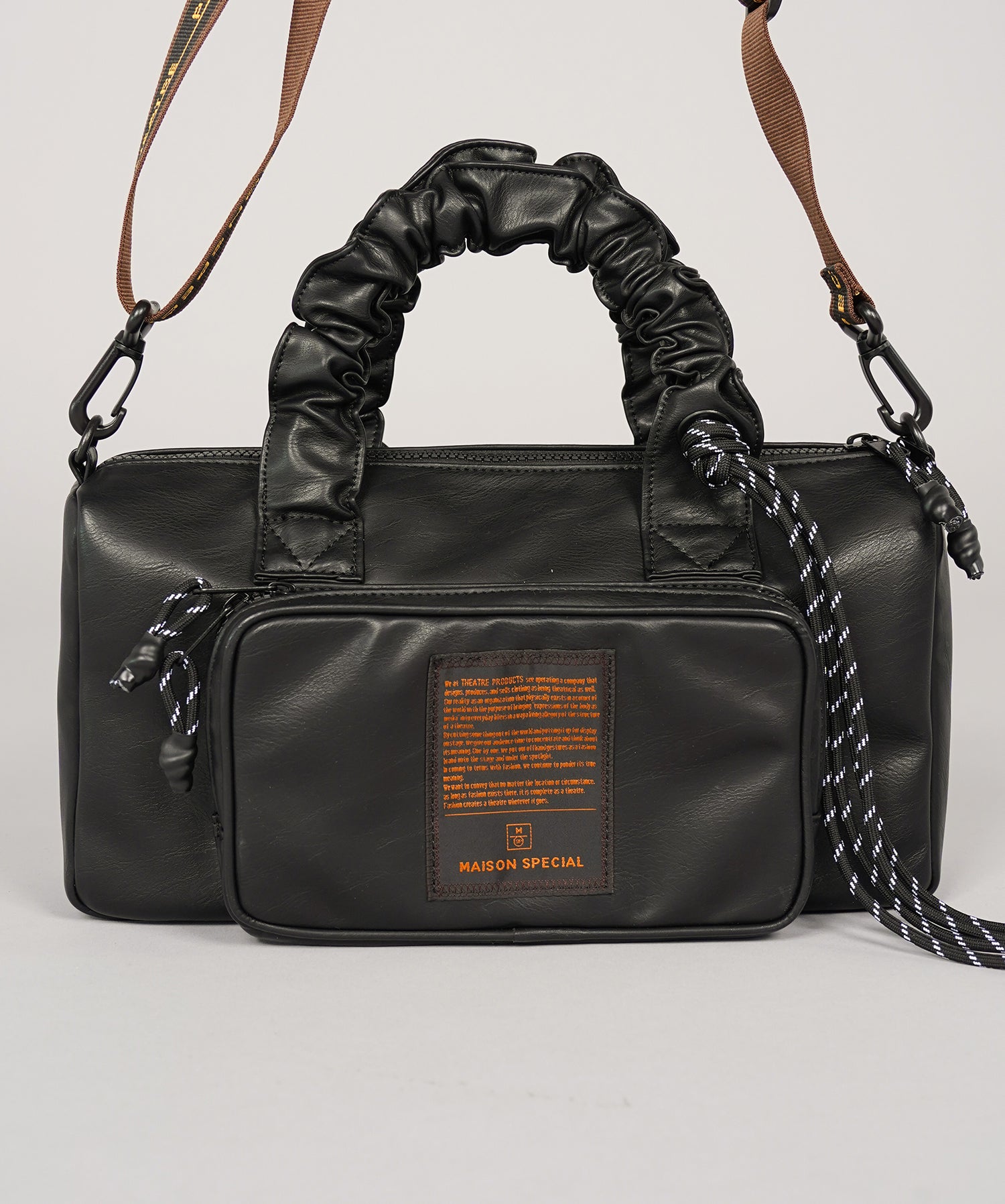 【26SS PRE-ORDER】【THEATRE PRODUCTS】Collaboration Multiway Vegan Leather Baguette Bag