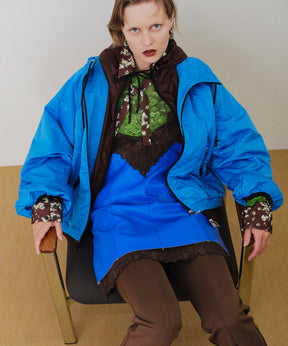 【26AUTUMN PRE-ORDER】Bicolor Layered Blouson