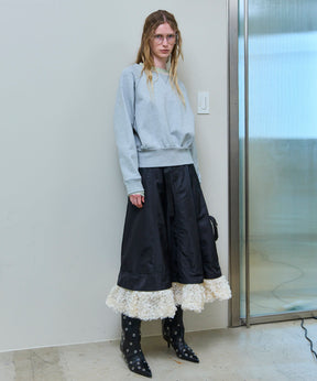 【25AUTUMN PRE-ORDER】Sheer Neck Sweatshirt