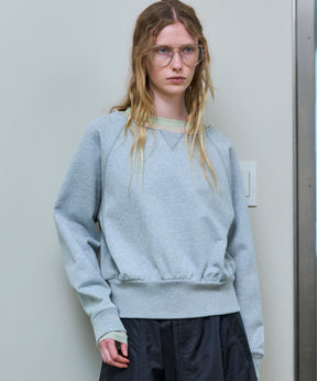 【25AUTUMN PRE-ORDER】Sheer Neck Sweatshirt