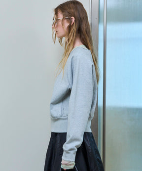【25AUTUMN PRE-ORDER】Sheer Neck Sweatshirt