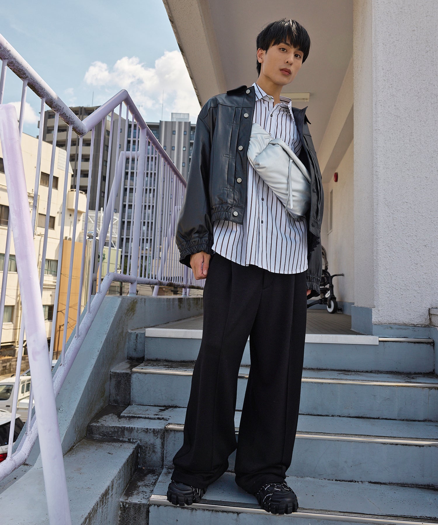 [25AW 사전 주문] 양 가죽 트럭 운전사 재킷