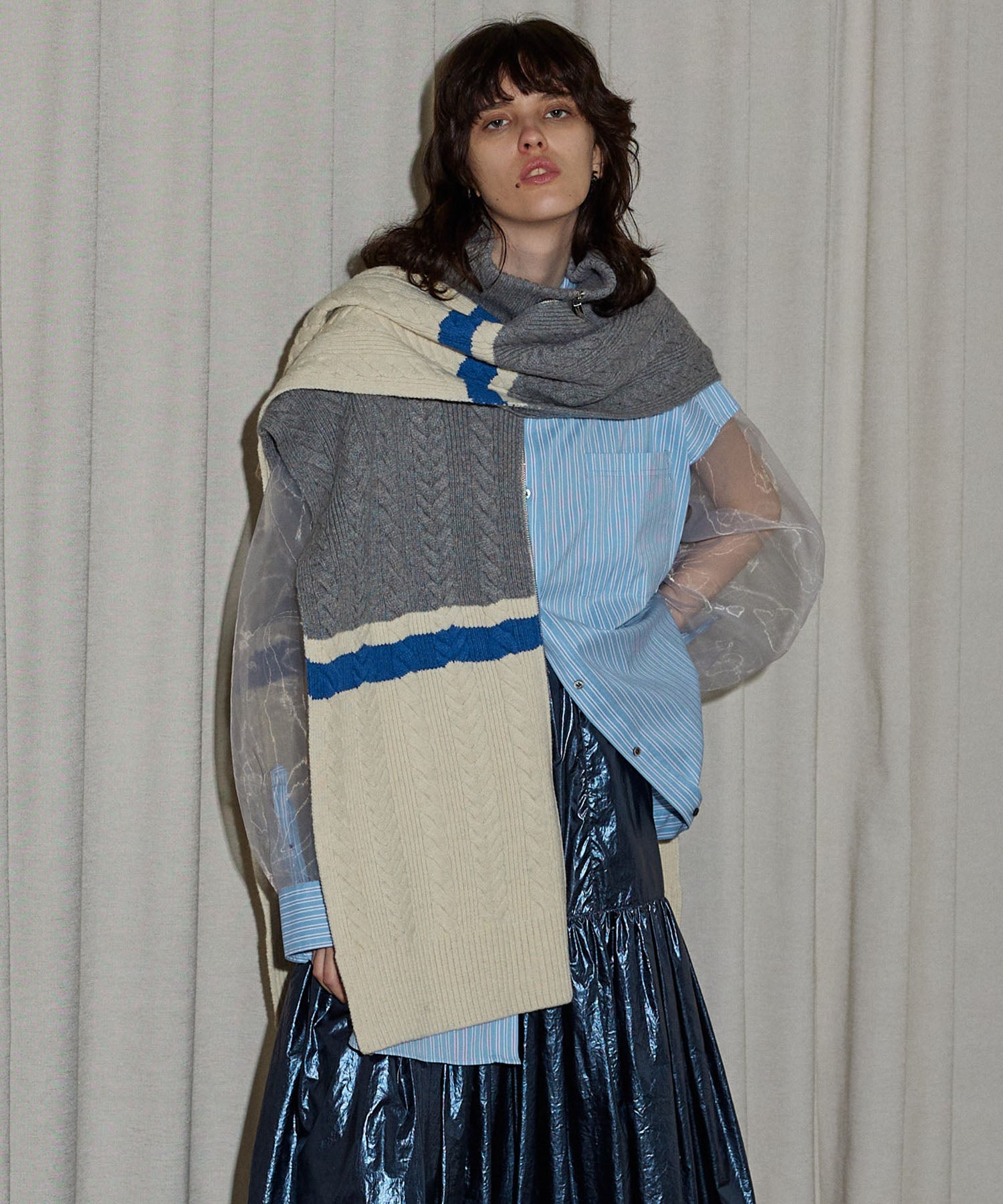 SALE】Cable Fastener Poncho