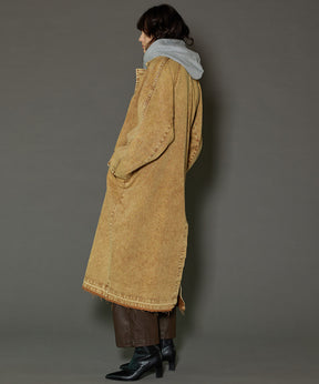 【SALE】Washed Denim Coat