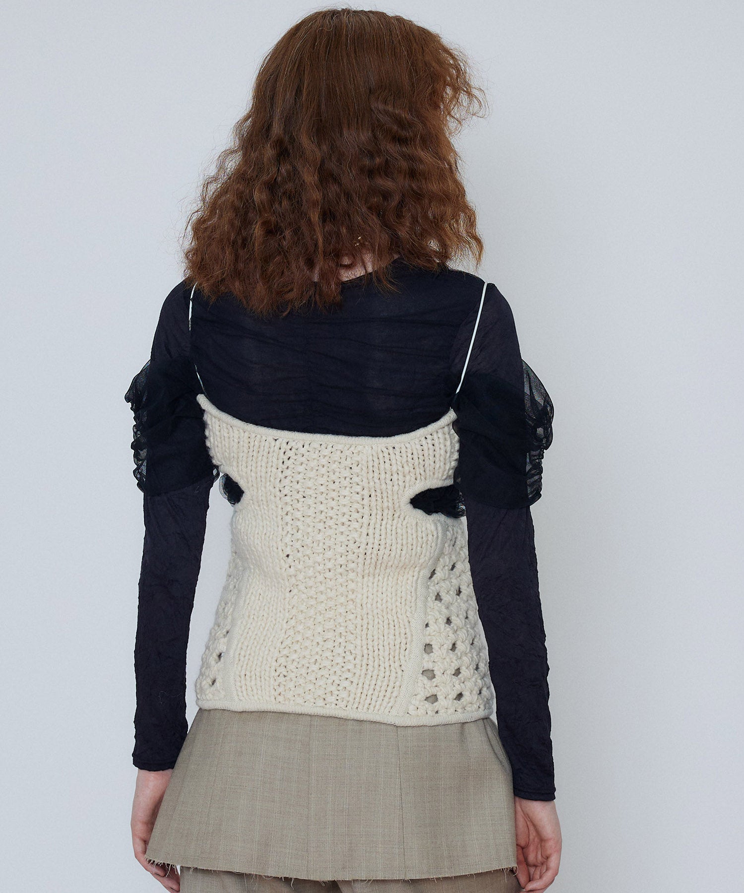 Hand Knit Bustier
