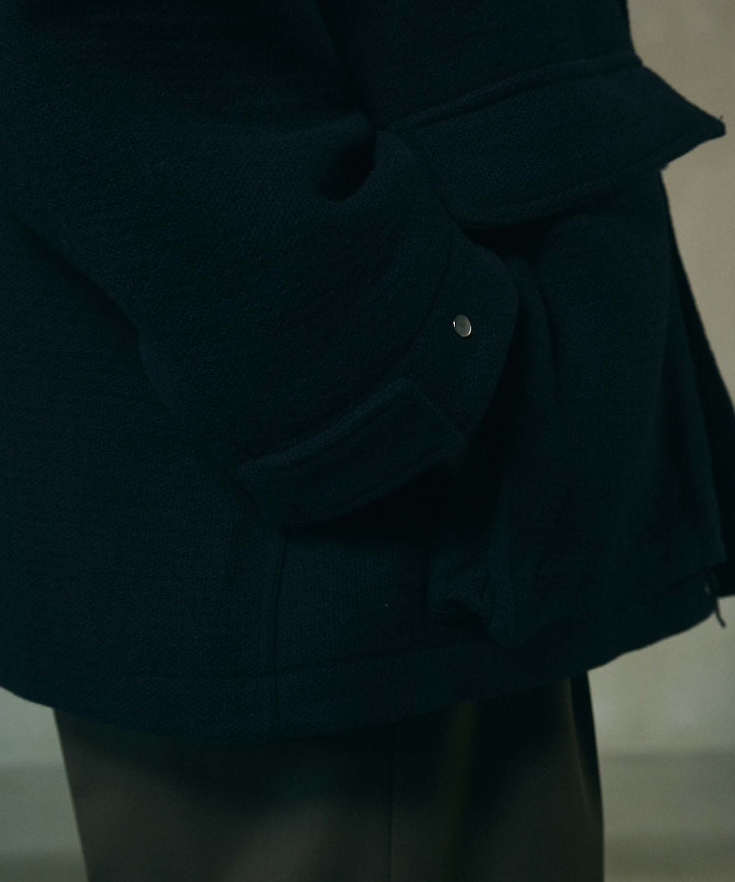 [Sale] [Italian Dead Stock Fabric] Dress-Over Hood Blouson