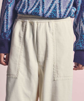 HEAVY-WEIGHT SWEAT SNOW WIDE PANTS