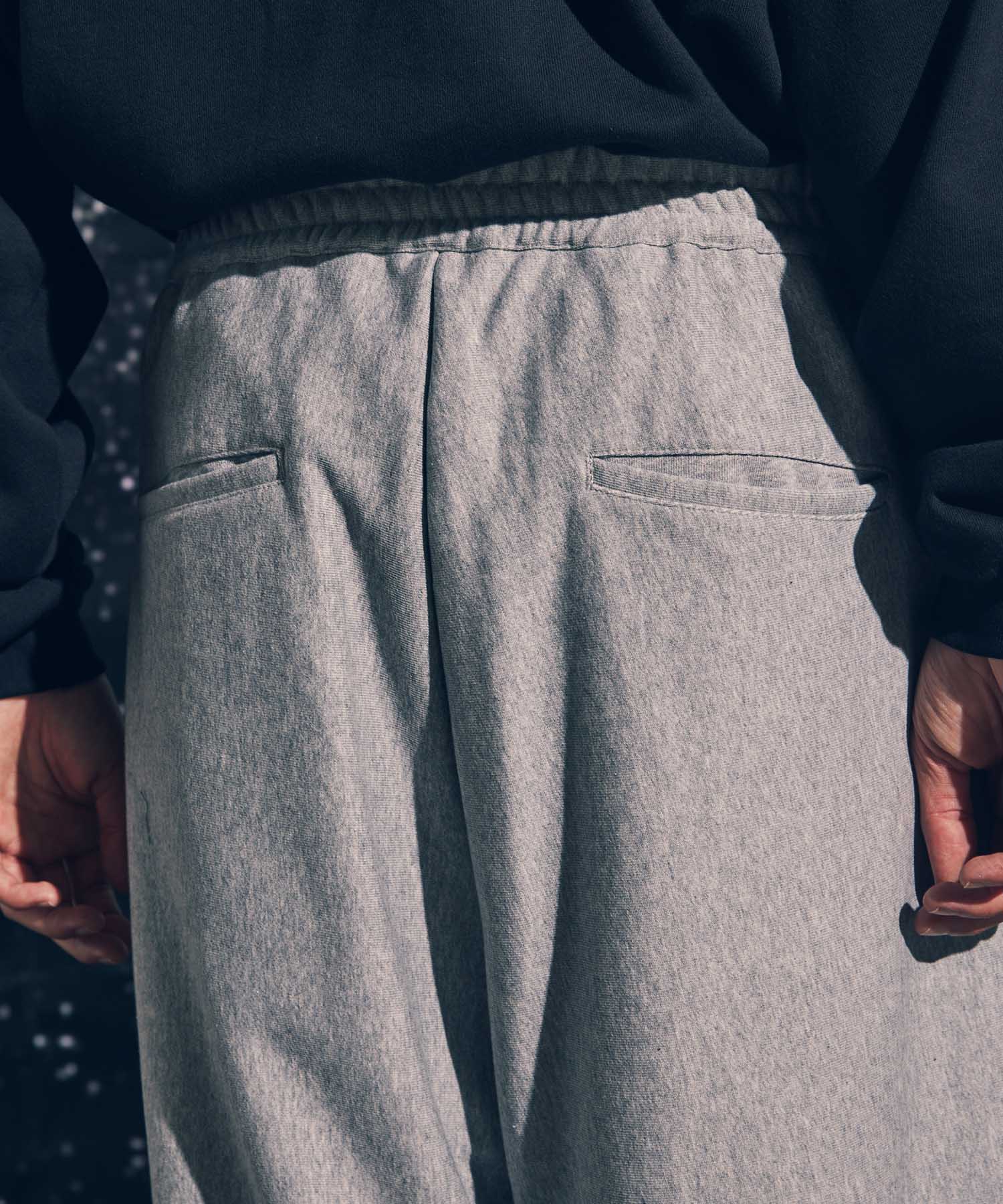 Crush Sweat Prime-Wide Pin tuck Easy Pants