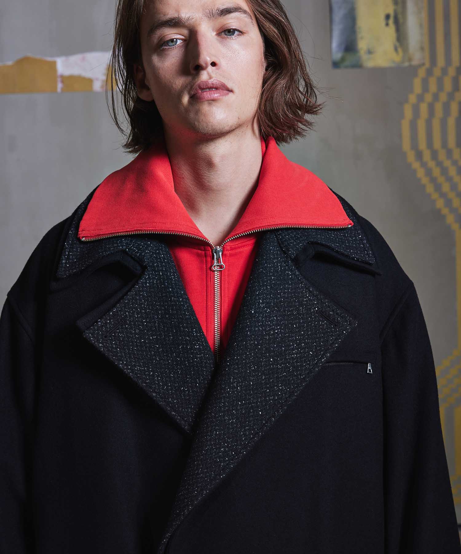Different Material Combination Prime-Over Layering Fireman Coat