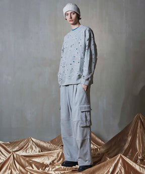 HEAVY-WEIGHT SWEAT PRIME-WIDE CARGO PANTS