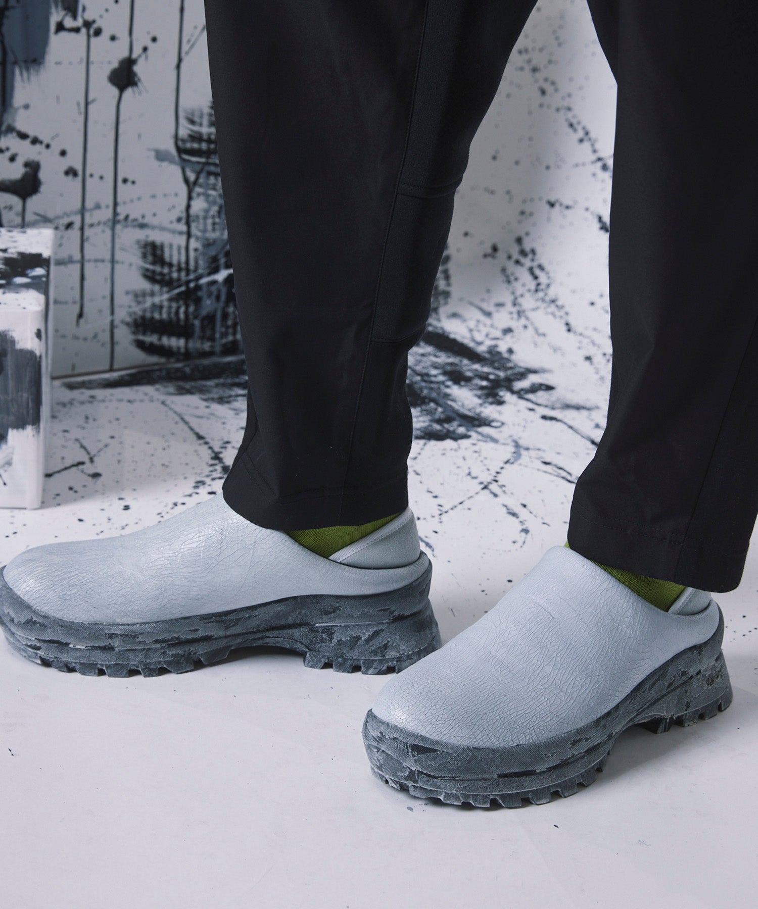 [Special SHOES FACTORY COLLABORATION] VIBRAM SOLE SLEP-ons Type Sneaker Made in Tokyo