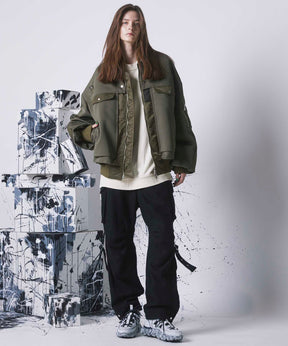 【23AW PRE-ORDER】MA-1 Mix Prime-Over Puffer Jacket