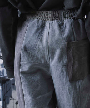 Patchwork Vintage Clothes Wide Tapered Denim Pants