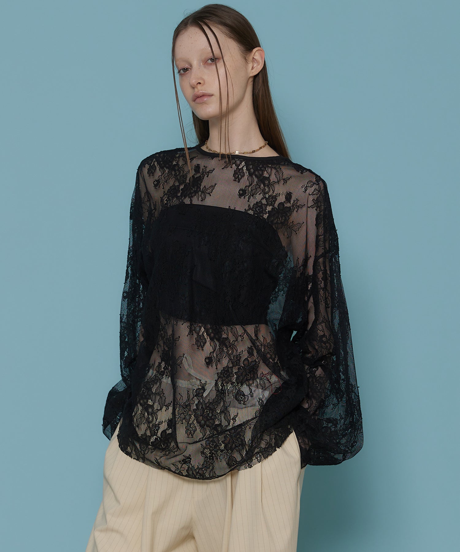 Oversized Lace Tops