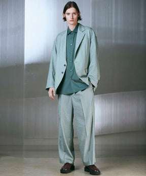 【24SS PRE-ORDER】Calendering Triacetate One-Tuck Wide Pants