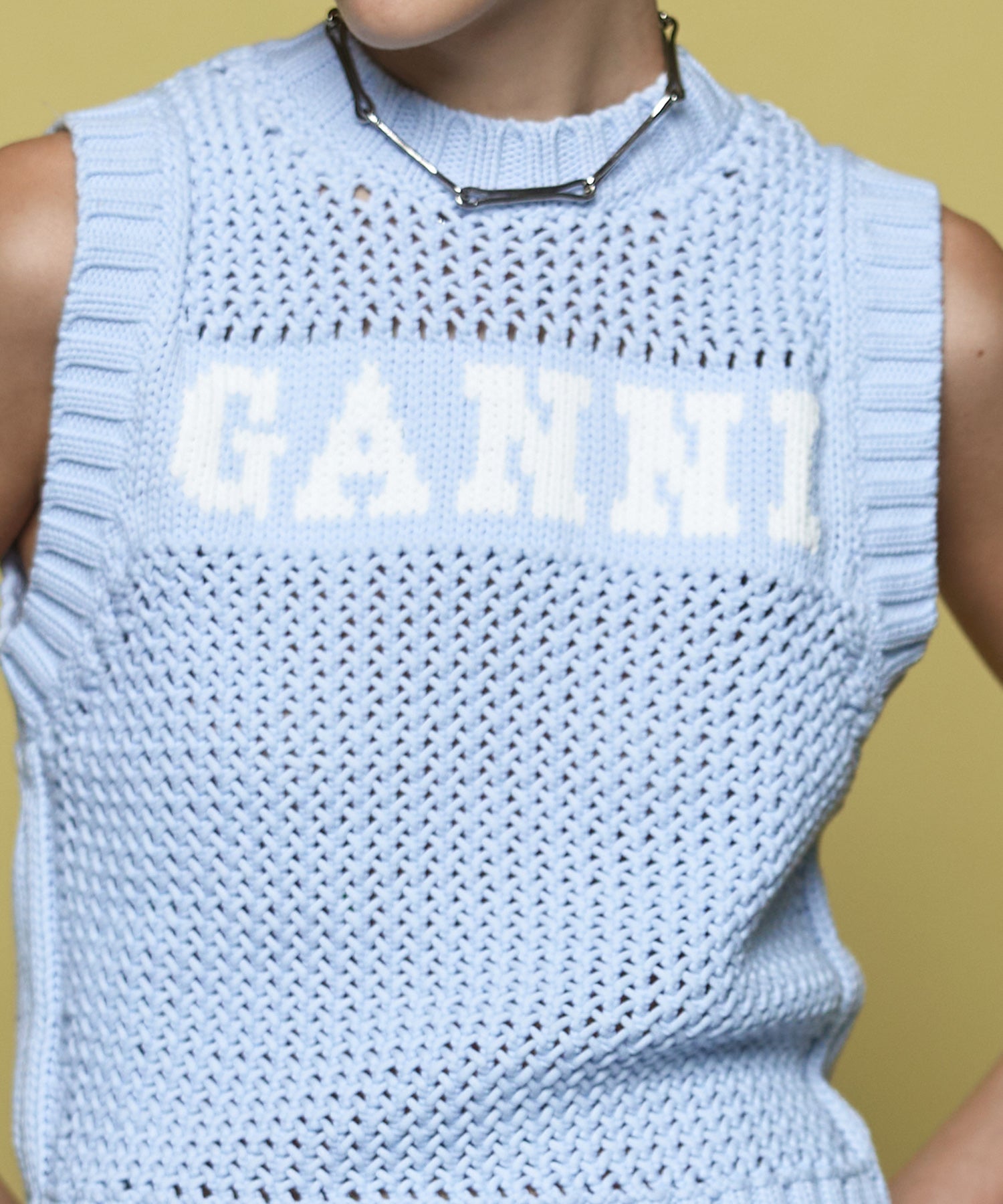 【GANNI】Cotton Rope Vest