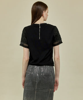 Floating Jacquard Compact Tops