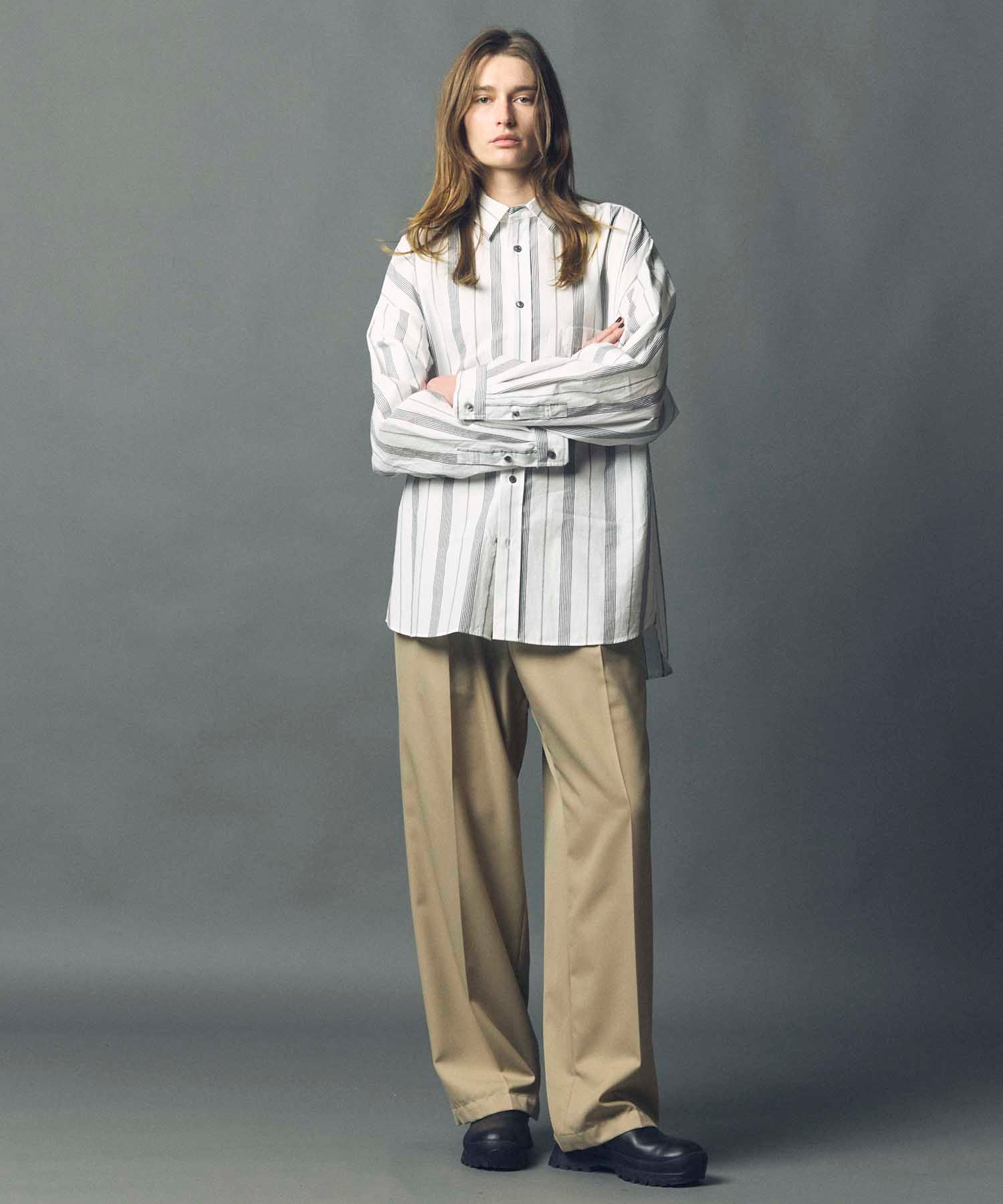 Wool Mix Prime Wide One-Tuck Wide Pants
