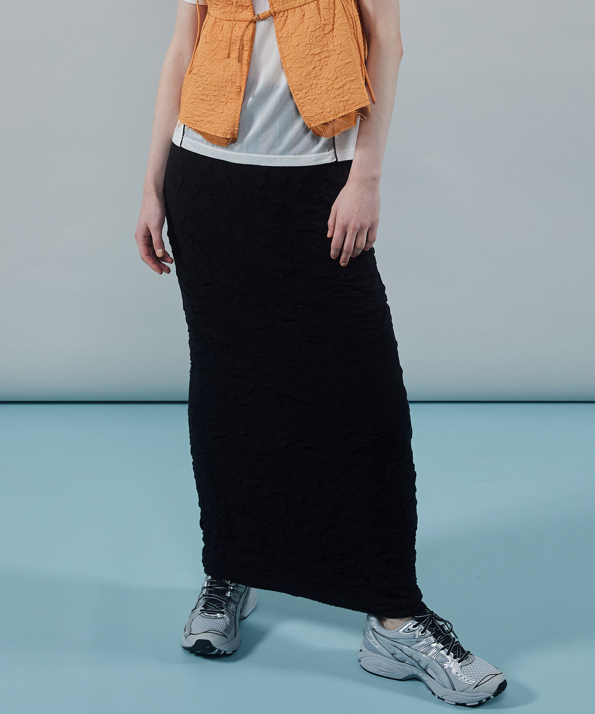 Bumpy Knit Tight Skirt