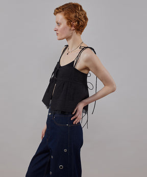 Floating JACQUARD CAMISOLE TOPS