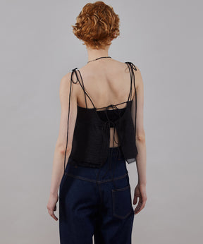 Floating JACQUARD CAMISOLE TOPS