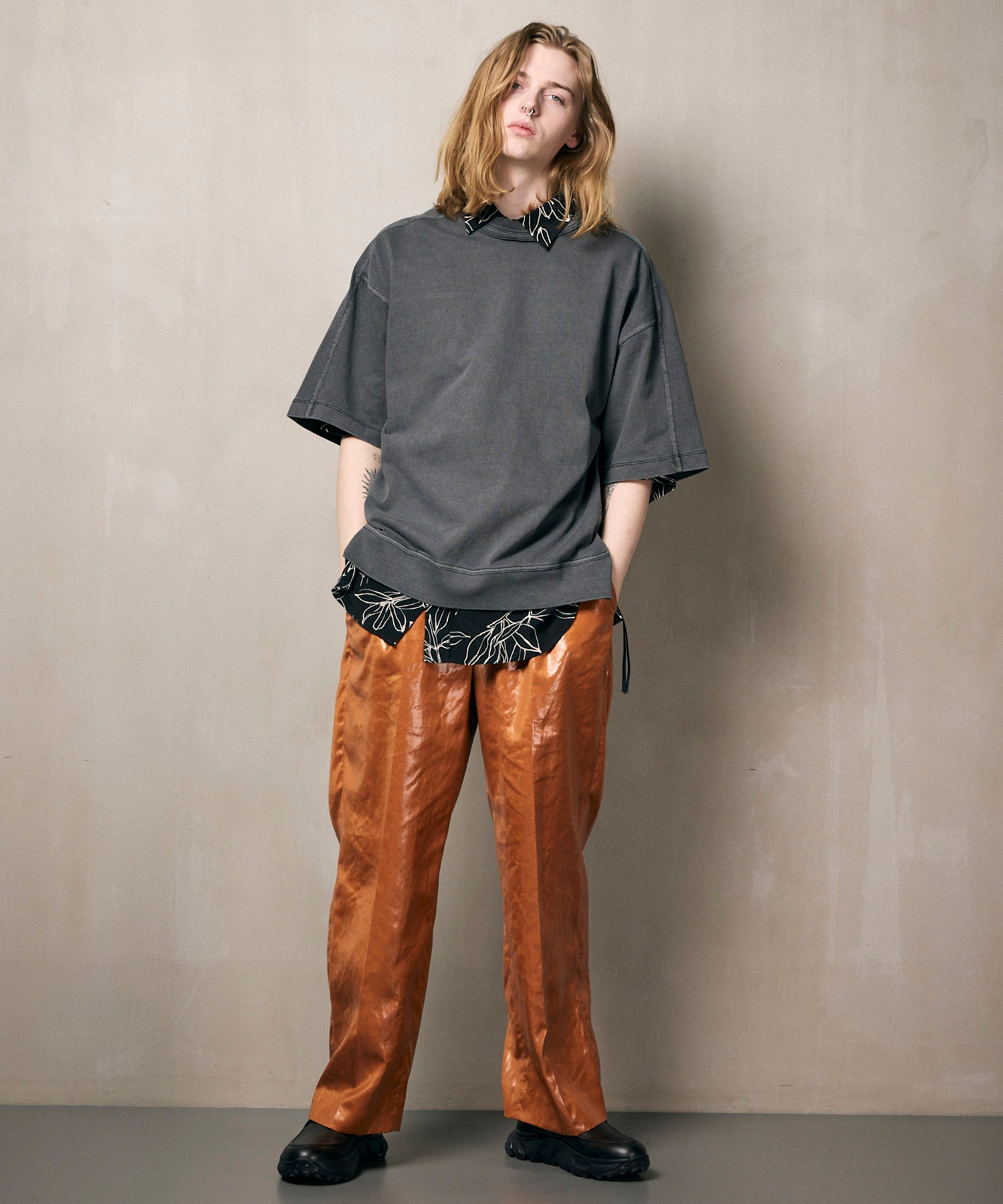 LIMITED EDITION】One-Tuck Wide Pants