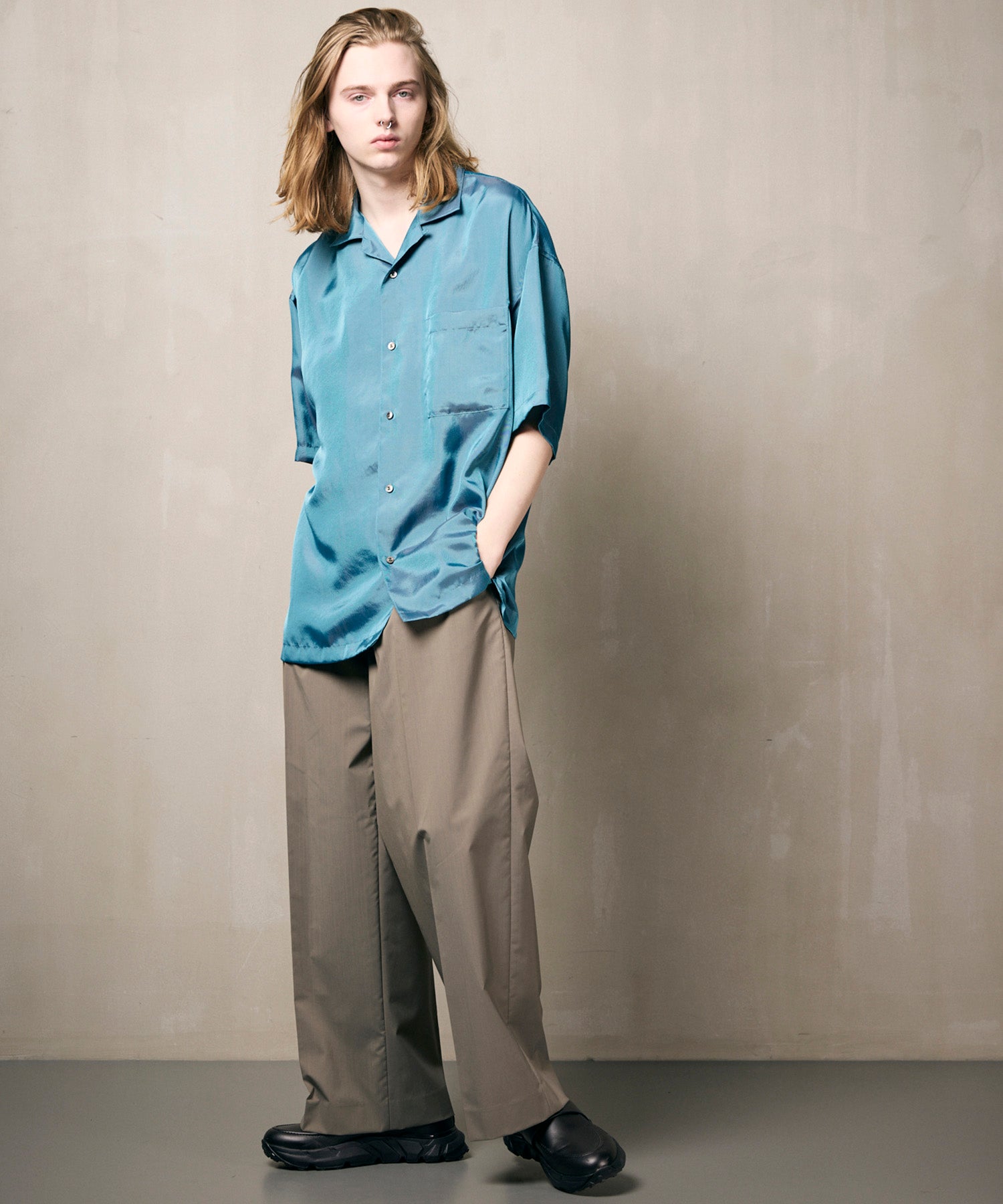 【LIMITED EDITION】Dress-Over Two-Tuck Wide Pants