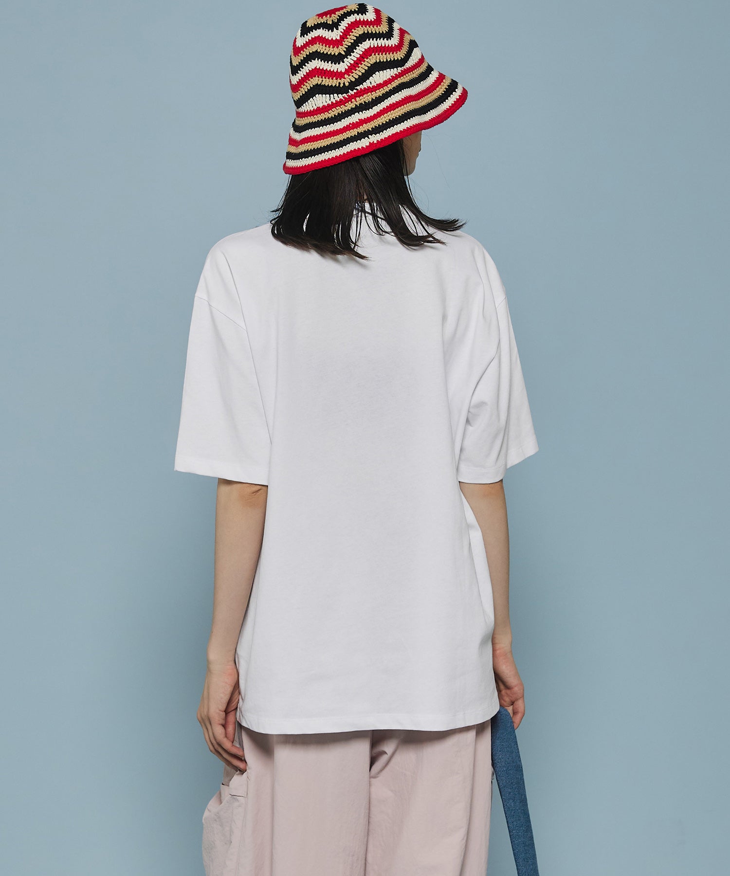 GANNI】Future Heavy Cocktail Drop Shoulder T-shirt