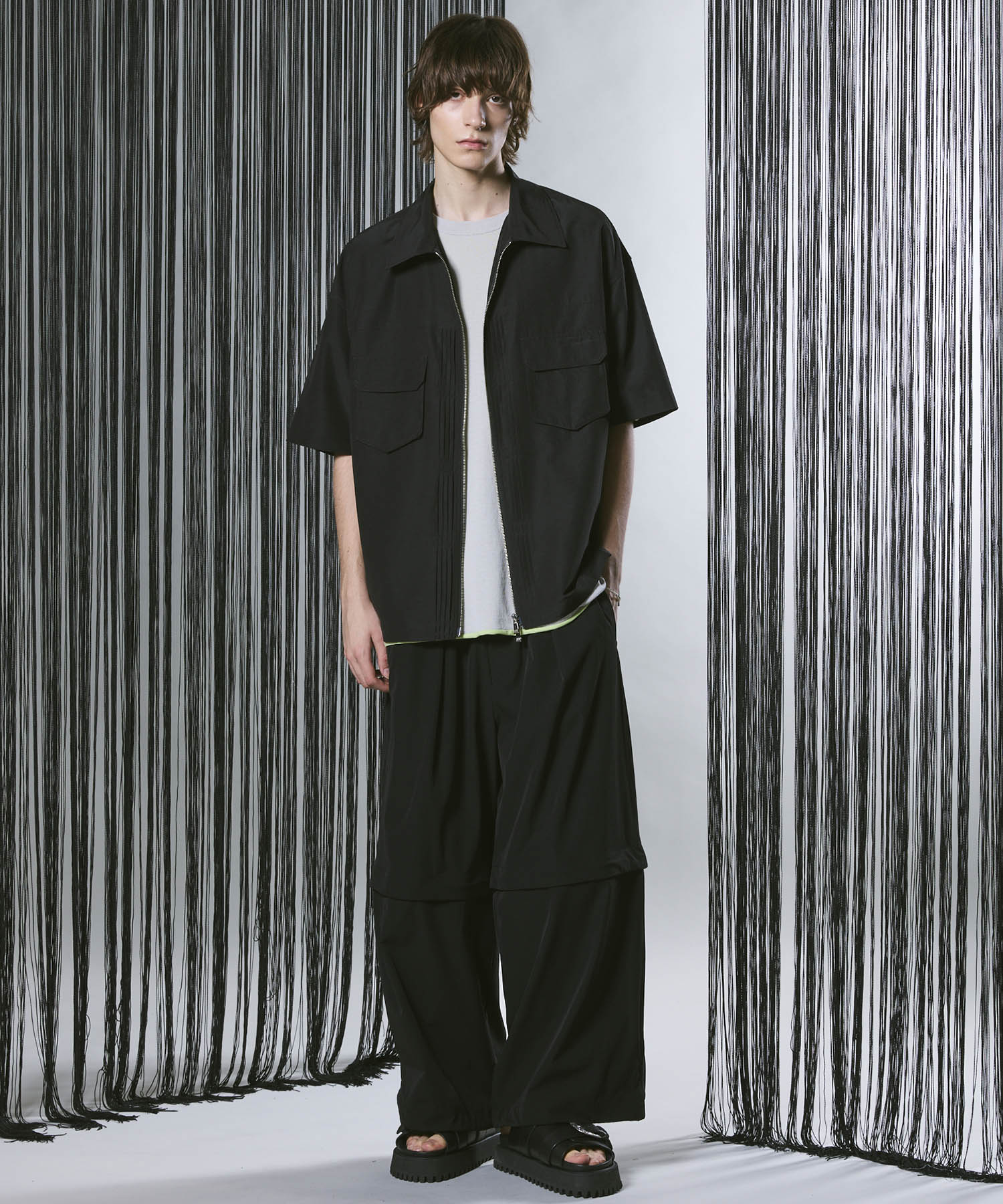 Dry Touch 2WAY Wide Pants