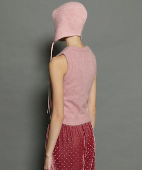 【24AUTUMN PRE-ORDER】Fox Cashmere Knit Vest