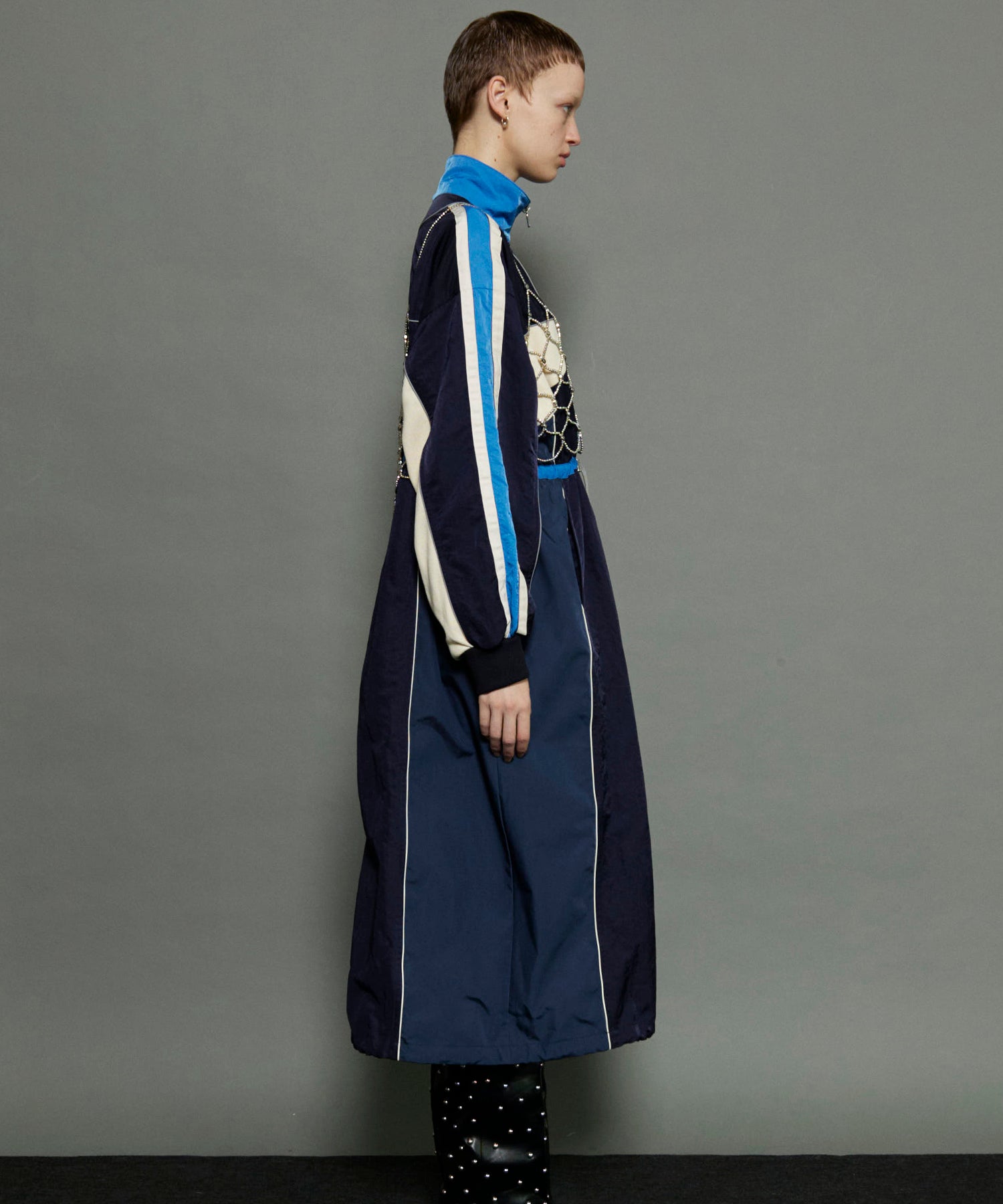 [24Autumn Pre-Order] Color Blocking Sporty Coat