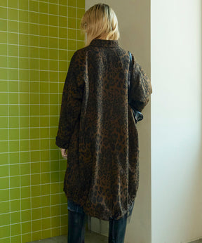 Reversible Leopard Tulle Mod Coat