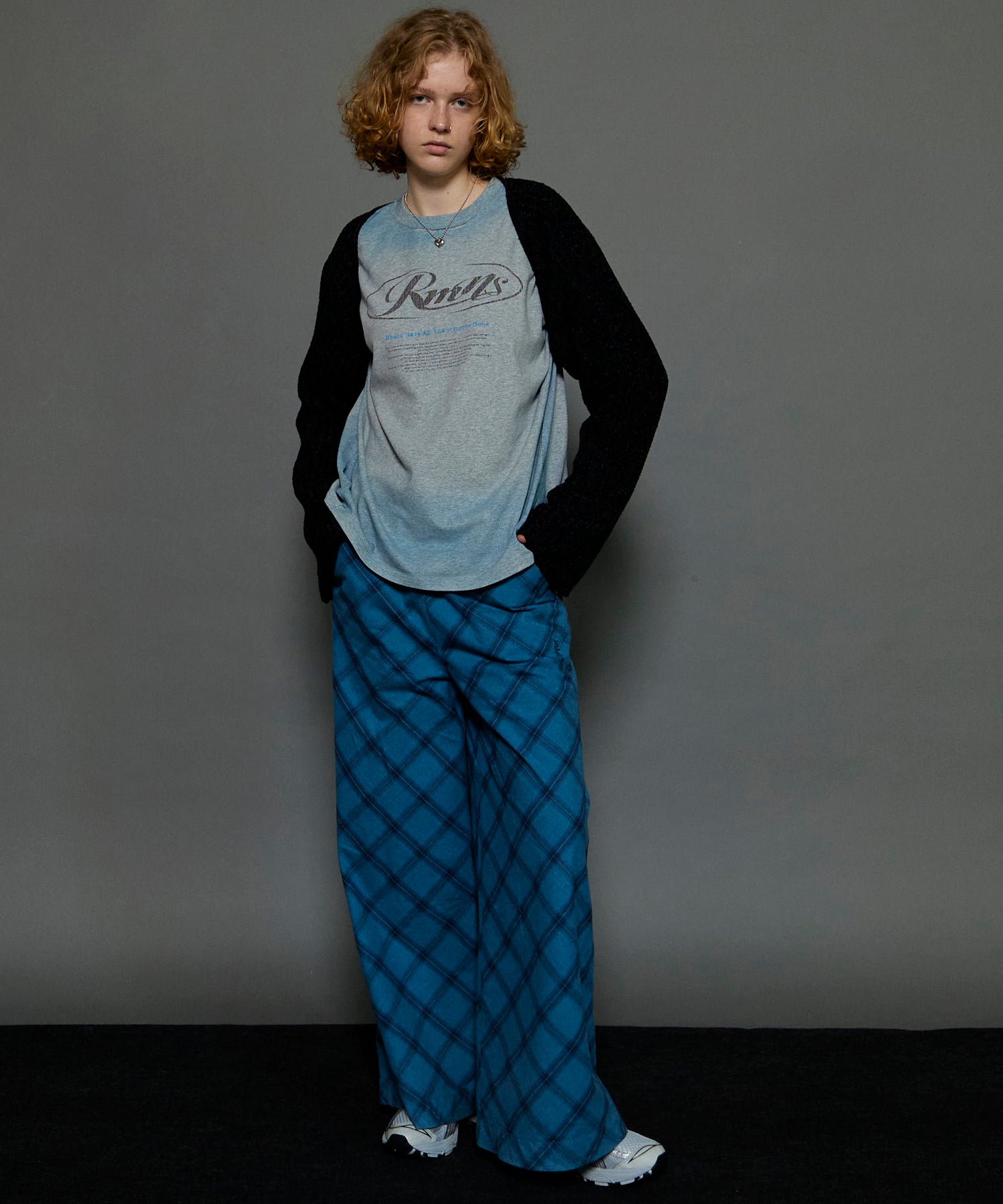 [24Autumn PRE-ORDER] Random Checkered Easy Wide Pants