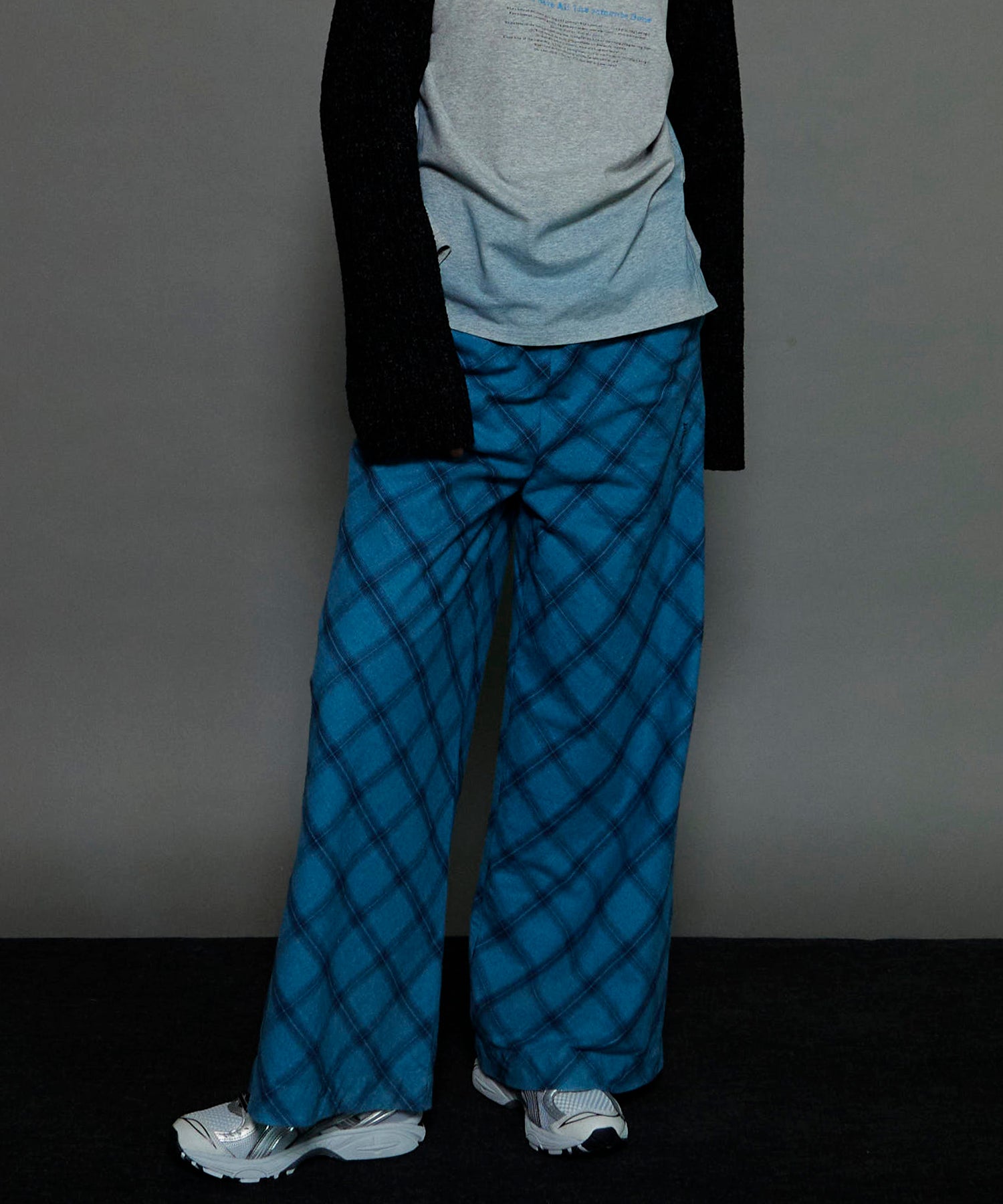 [24Autumn PRE-ORDER] Random Checkered Easy Wide Pants