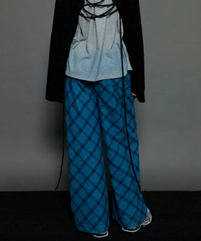 [24Autumn PRE-ORDER] Random Checkered Easy Wide Pants