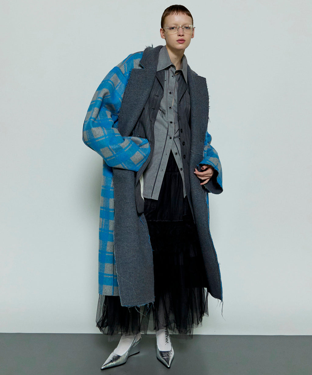 24AUTUMN PRE-ORDER】Reversible Cut Off Oversized Coat