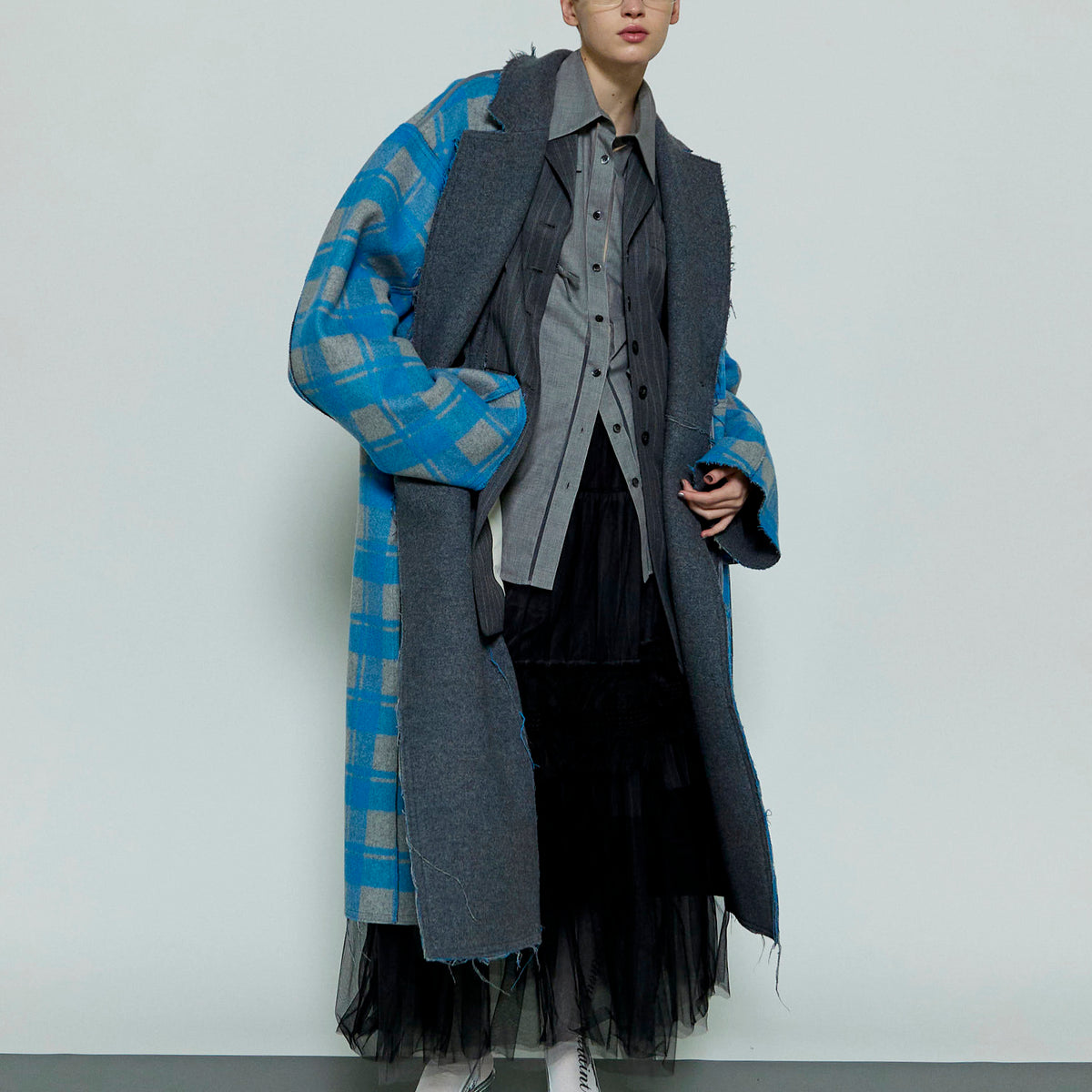 24AUTUMN PRE-ORDER】Reversible Cut Off Oversized Coat 