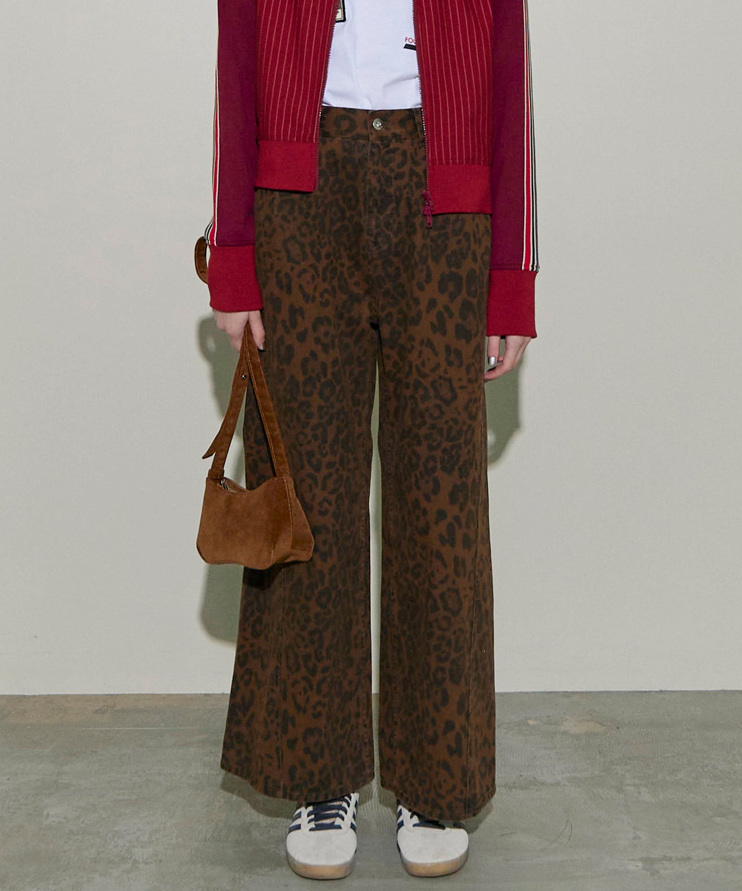 [24Autumn PRE-ORDER] Leopard Wide Strait Pants