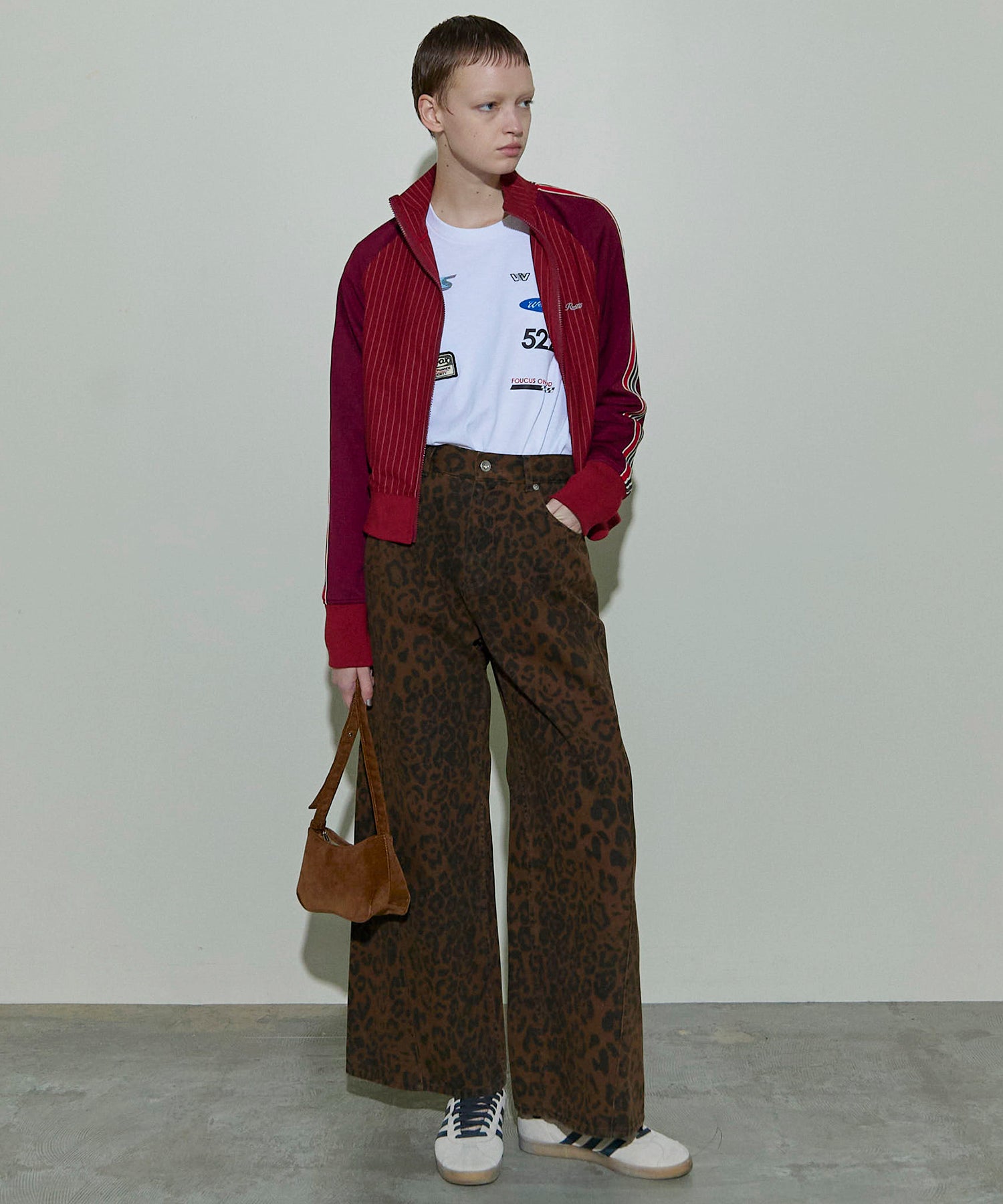 [24Autumn PRE-ORDER] Leopard Wide Strait Pants